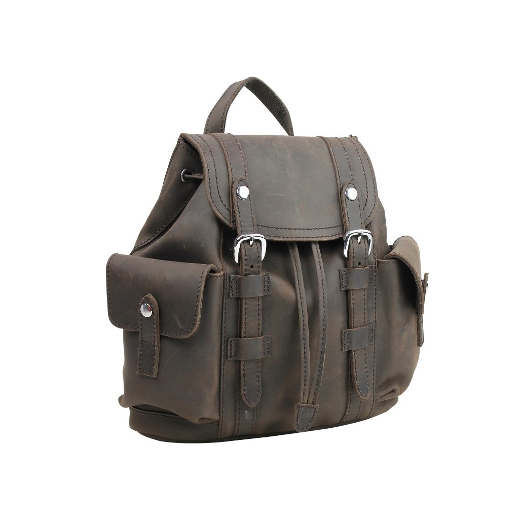 Vagarant Small Full-Grain Leather Backpack Lk26